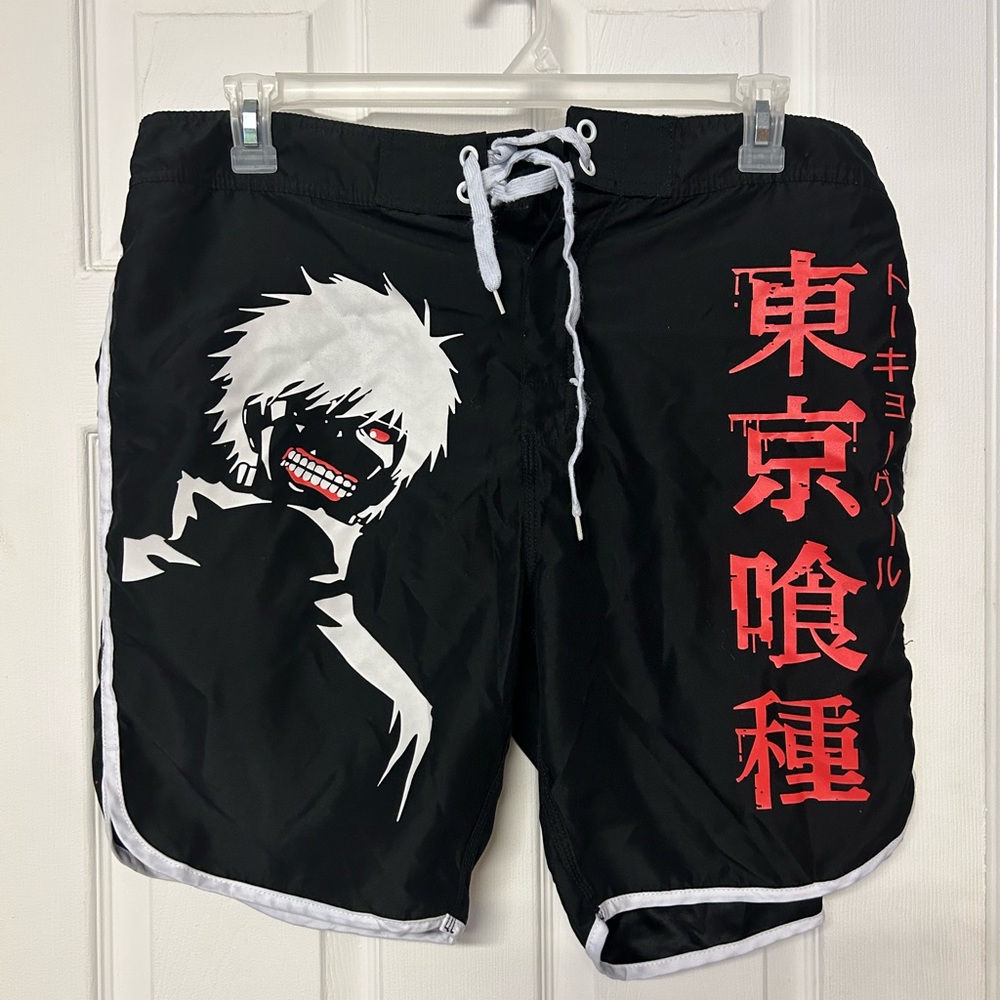 Men’s Tokyo Ghoul swim trunks xl